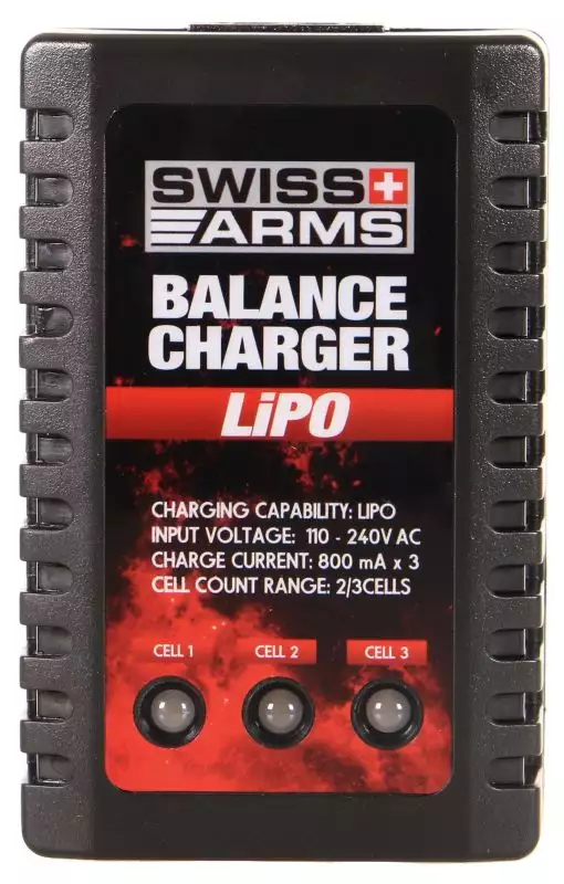 Chargeur de batterie LiPo/ LiFe/ NiMH Swiss Arms - Chargers