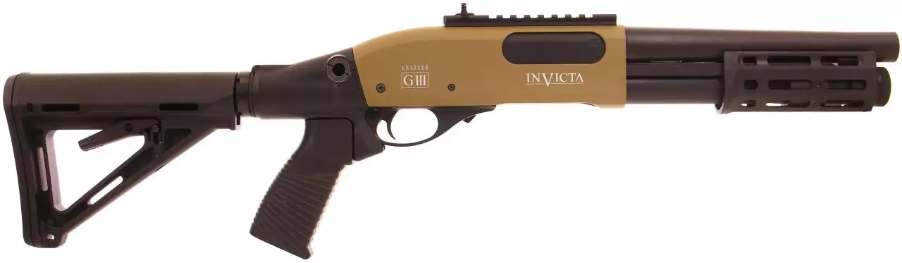 Fusil à pompe VELITES Invicta G-II SECUTOR Gaz