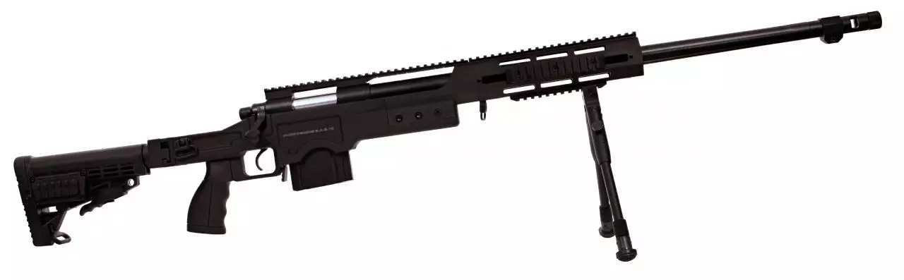Swiss Arms - Fusil de sniper SA 12 - Noir (1.9 joules) - Elite Airsoft