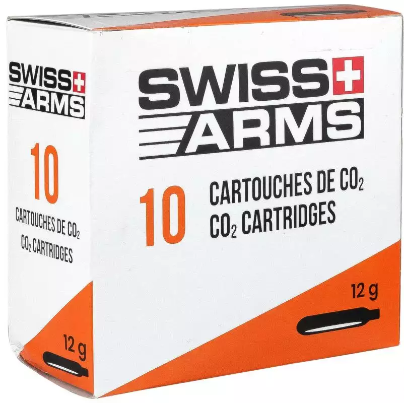 CARTOUCHES CO2 12 G SWISS ARMS - SECURITY SHOP REUNION