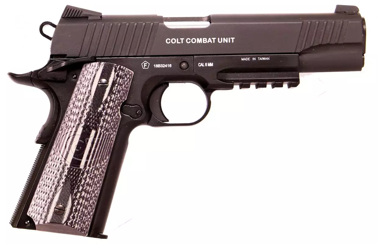 Colt 1911 Co2 Bi-ton (Win Gun) - Réplique Airsoft Puissante et Précise